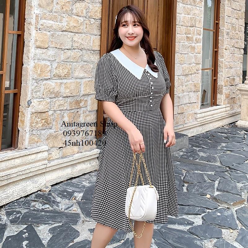 Nh100420-ĐẦM XÒE SỌC TAY NGẮN s-6xl