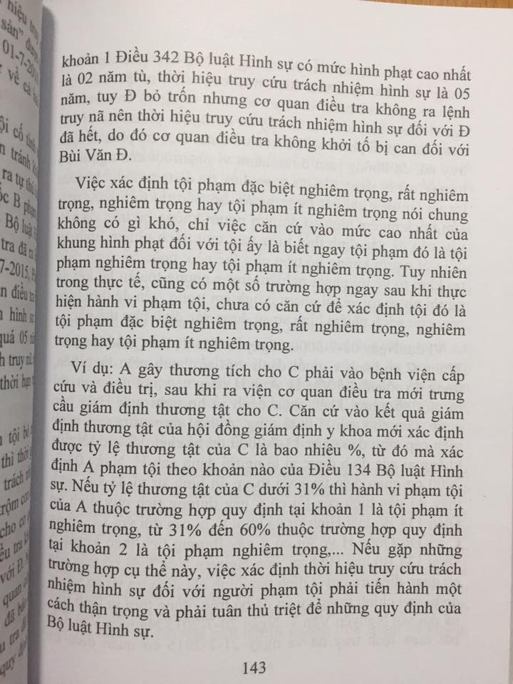Sách Bình Luận Bộ Luật Hình Sự năm 2015, Phần Những Quy Định Chung – ThS. Đinh Văn Quế
