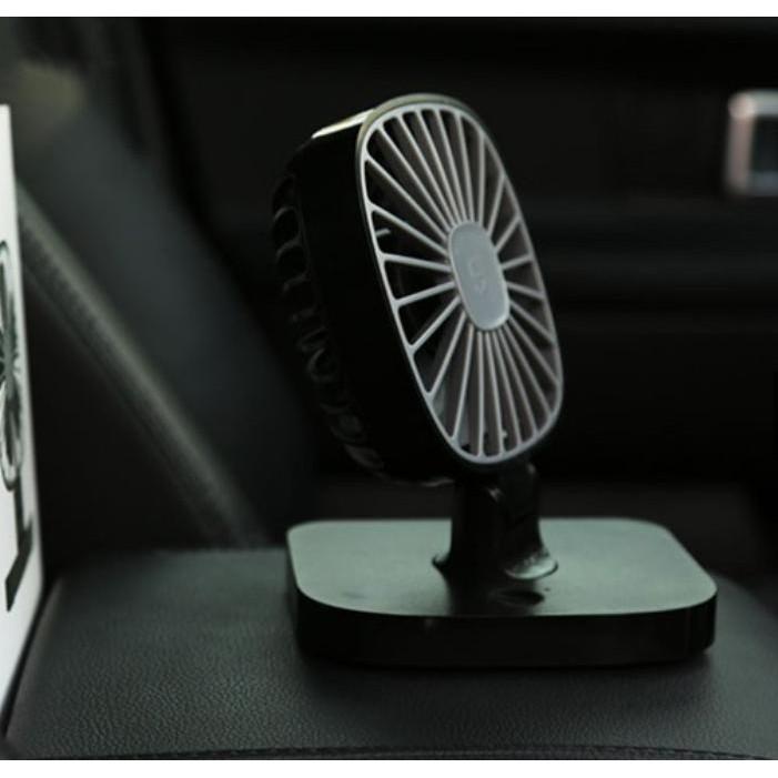 Quạt Mini Gắn Ô Tô Siêu Mát Xoay 360 độ dùng cổng USB