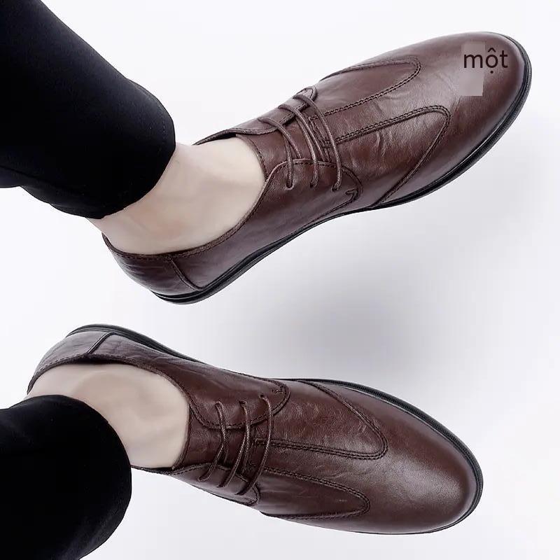 Phong cách mới nhất của giày da giày những người yêu thích giày mới giảm giá mới nhất giày đỏ lưới giày công sở bán chạy