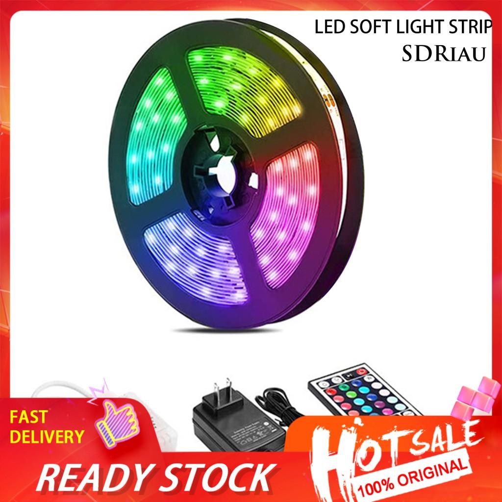 Dây Đèn Led 12v 2a Chống Nước 5050 Rgb Kèm Điều Khiển Từ Xa Cho Xe Hơi