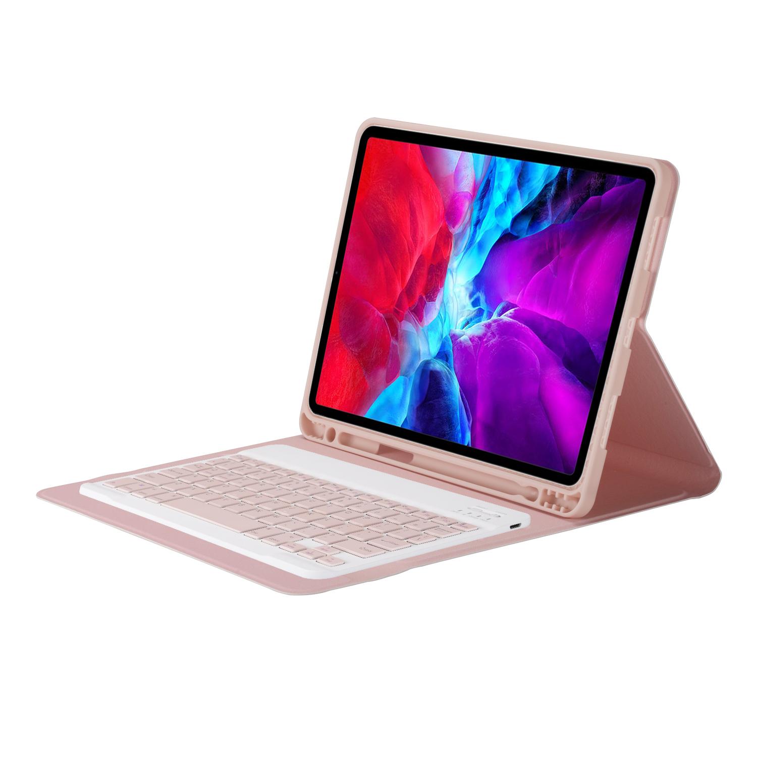 Nắp gập và bàn phím không dây Bluetooth cho iPad Air4 10.9/iPad Pro11