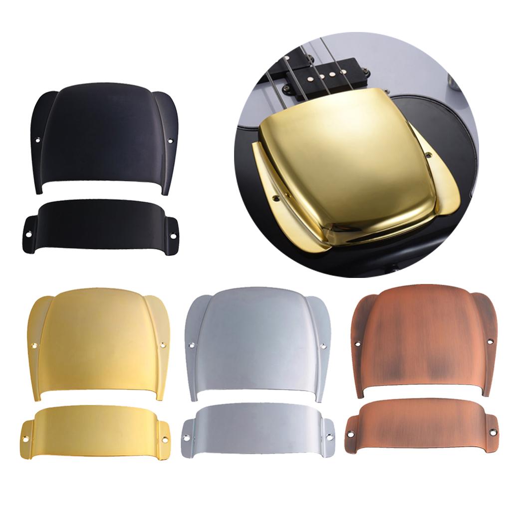 Metal JB Jazz Bass Guitar Bridge&Pickup Cover for Electric Bass Guitar Replacement Parts