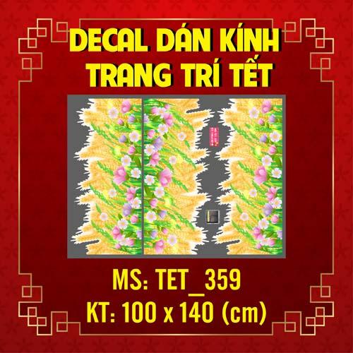 DECAL TRANG TRÍ TẾT NGUYÊN ĐÁN 2022 COMBO SỐ 15