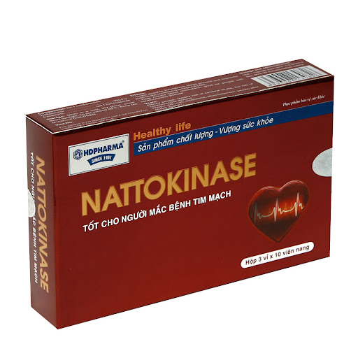 Viên Uống Nattokinase - HDPHARMA - Giảm Cholesterol Máu, Ngăn Ngừa Tai Biến (Hộp 30 Viên)