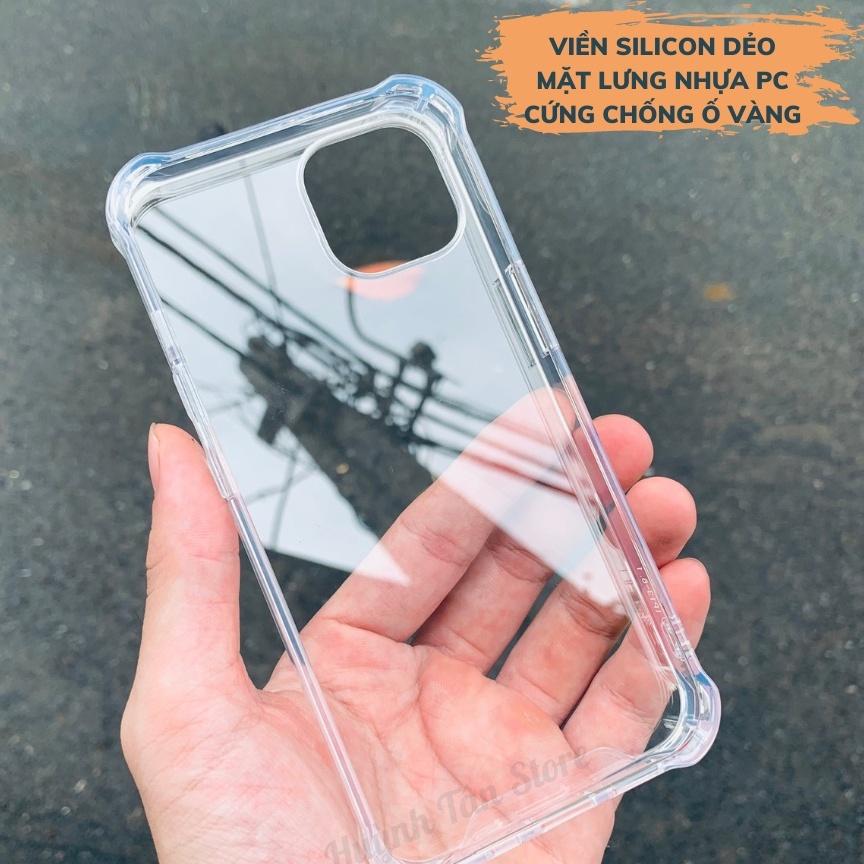 Ốp lưng ip 13 pro max ip 13 pro 13 chống sốc clear color ver 3 trong suốt không ố vàng bảo vệ camera huỳnh tân store