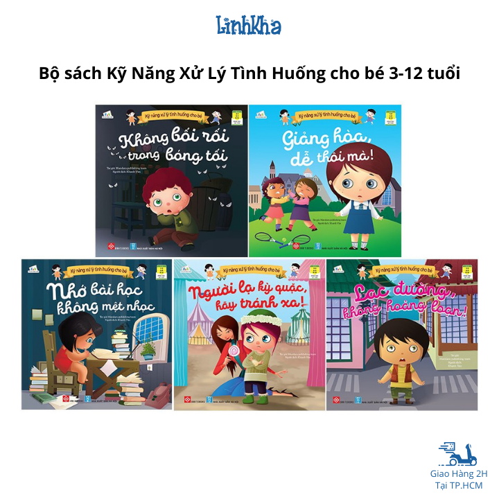 Sách Kỹ Năng Xử Lý Tình Huống Cho Bé 3 - 12 tuổi