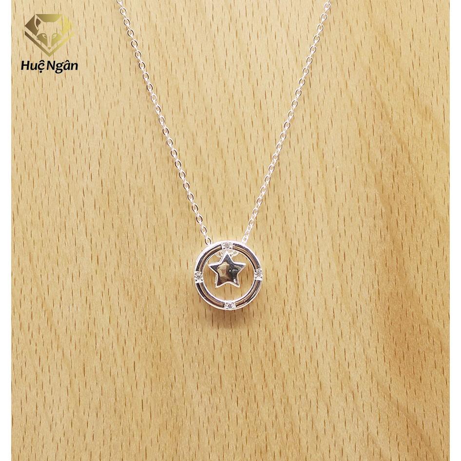 Dây chuyền bạc Ý 925 Huệ Ngân - Ngôi sao may mắn PP1360