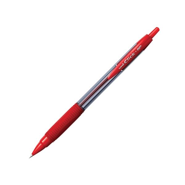 Bút Bi Bấm Click BP 0.7 Mm Uni XSB-R7 - Mực Đỏ