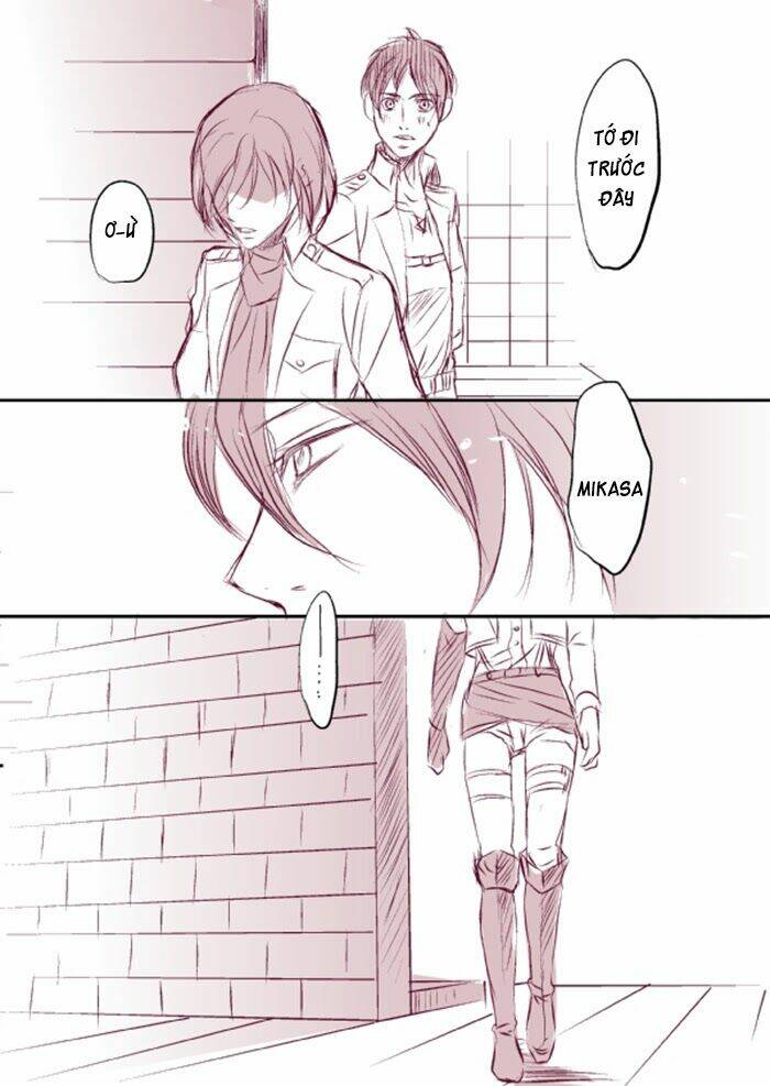 tấn công người khổng lồ - doujinshi eren x mikasa chapter 36 15