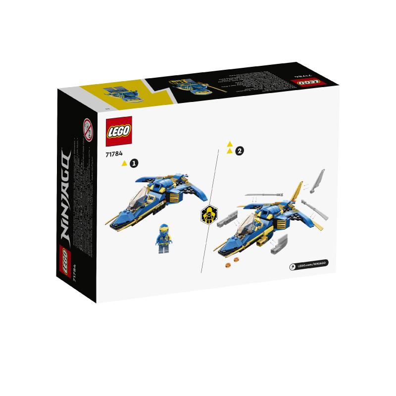 Đồ Chơi Lắp Ráp LEGO Ninjago Phi Cơ Sấm Sét Tiến Hóa Của Jay 71784