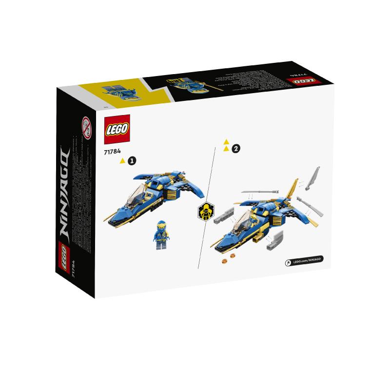 Đồ Chơi Lắp Ráp LEGO Ninjago Phi Cơ Sấm Sét Tiến Hóa Của Jay 71784 (146 chi tiết)