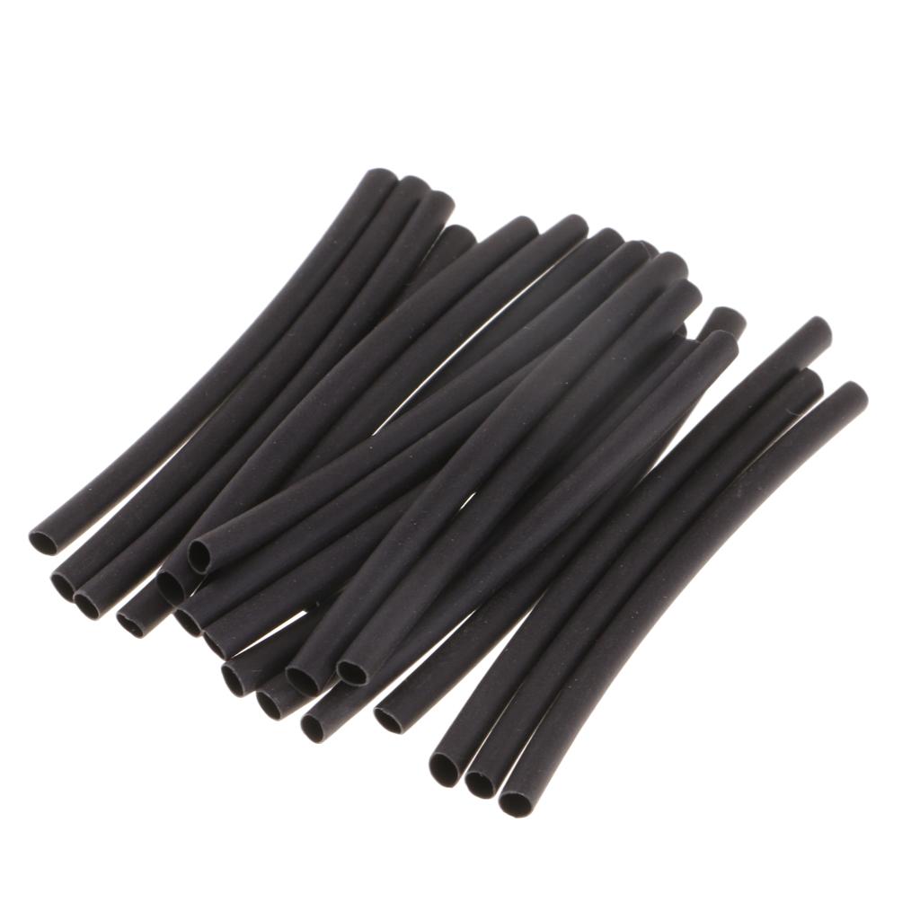 20pcs Heat Shrink Tube, Ronnie Rigs Sleeves, Carp Rig Making Tubing Black