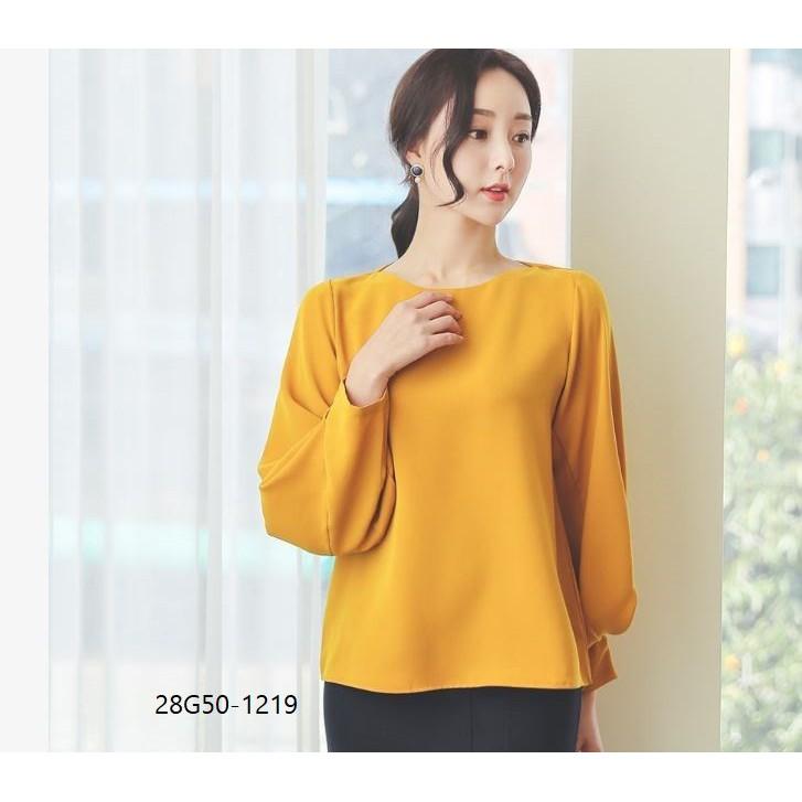 G50-1219 ÁO TAY BỒNG CỔ THUYỀN CAO CẤP