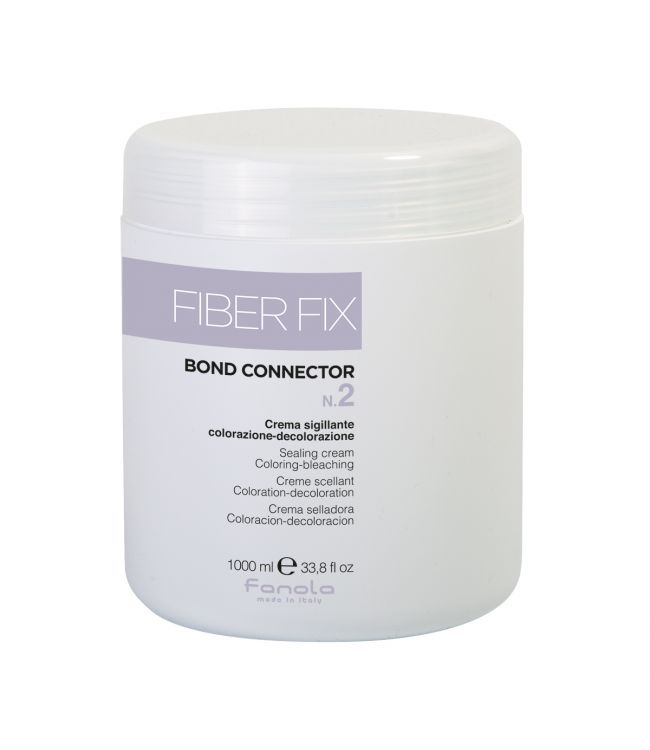 Dầu xả phục hồi tóc Fiber Fix Bond Connector N.2 Sealing Cream Colouring Bleaching FANOLA 1000ml
