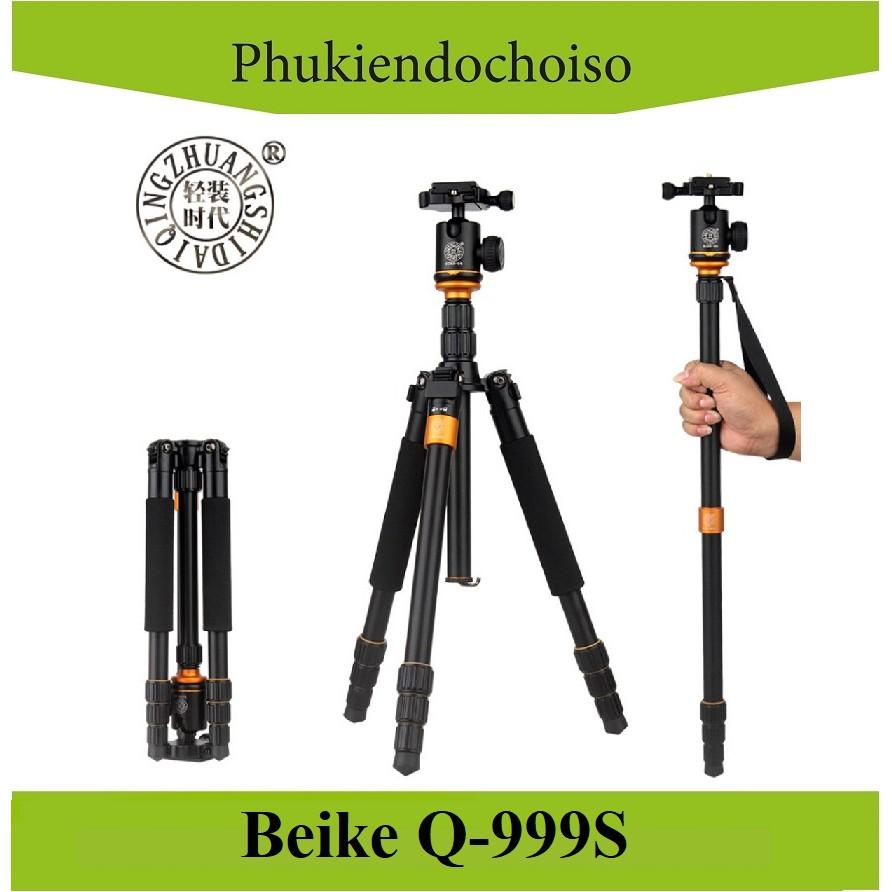 CHÂN MÁY ẢNH TRIPOD/ MONOPOD BEIKE Q-999S - Hàng Chính Hãng