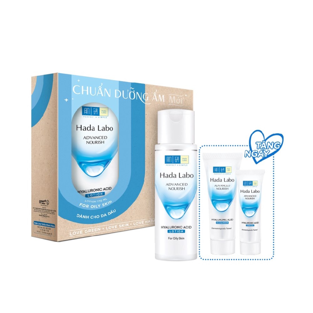 Dung dịch dưỡng ẩm Hada Labo Advanced Nourish Hyaluronic Acid Lotion Dùng Cho Da Thường Và Da Khô