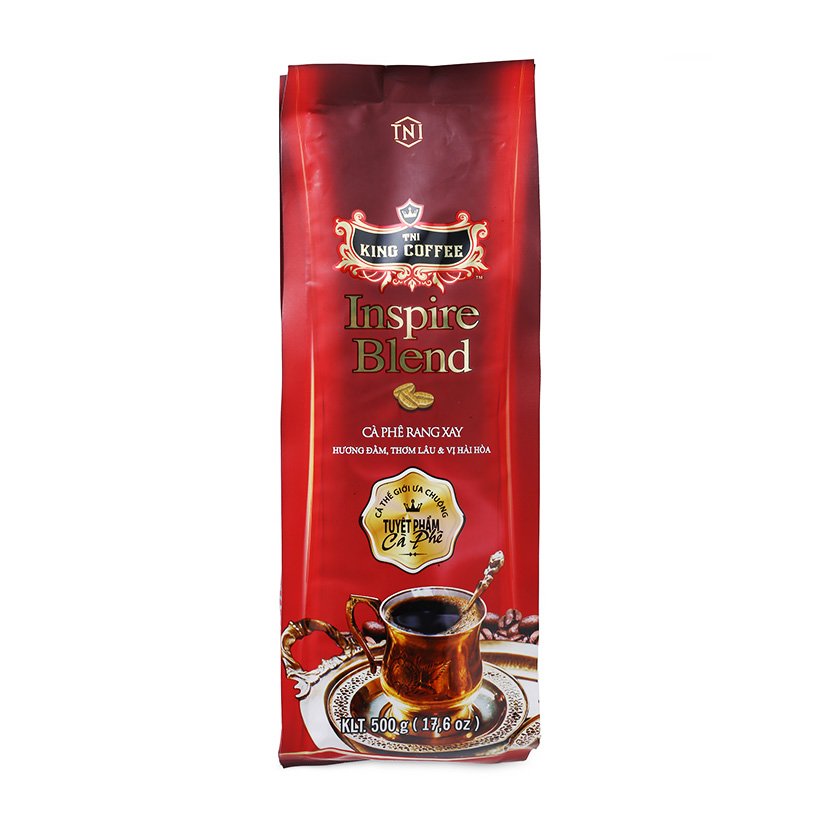 Cà Phê Rang Xay Inspire Blend KING COFFEE - Túi 500g - Pha Phin