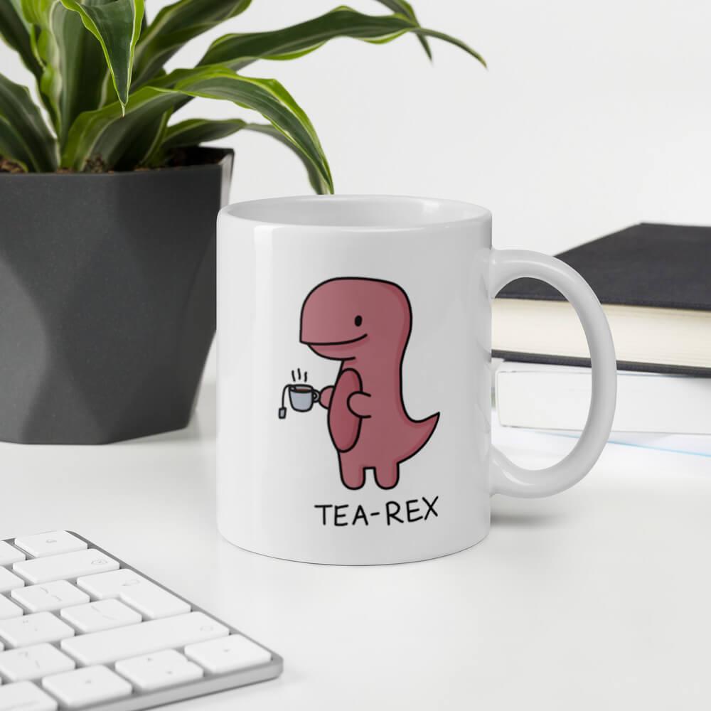 Cốc sứ hình Tea-rex dễ thương