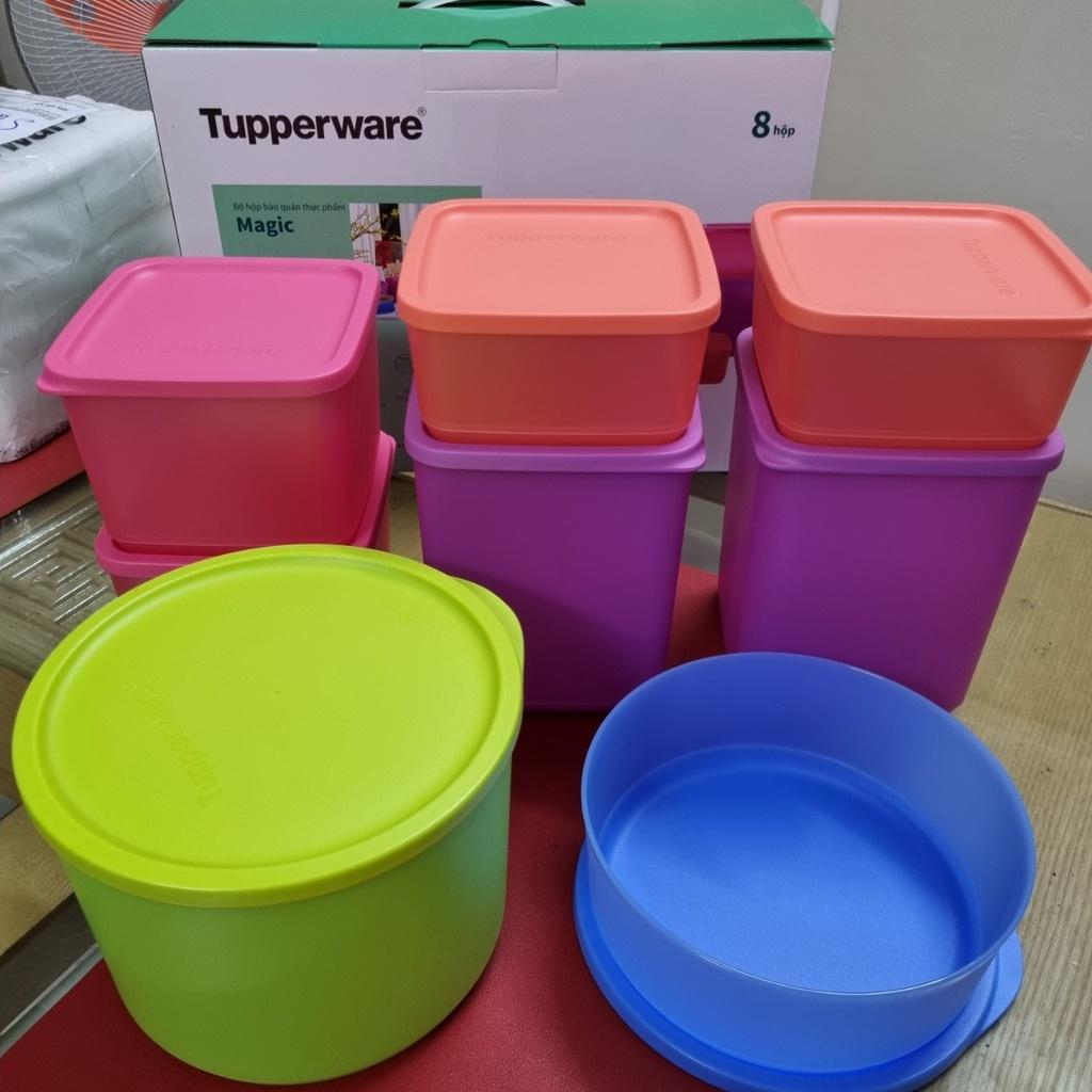 Bộ Hộp Trữ Mát MAGIC Tupperware Set 8 hộp