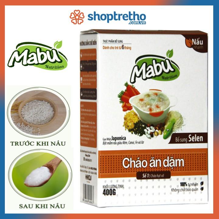 Cháo ăn dặm Mabu số 1 hạt vỡ (400g)