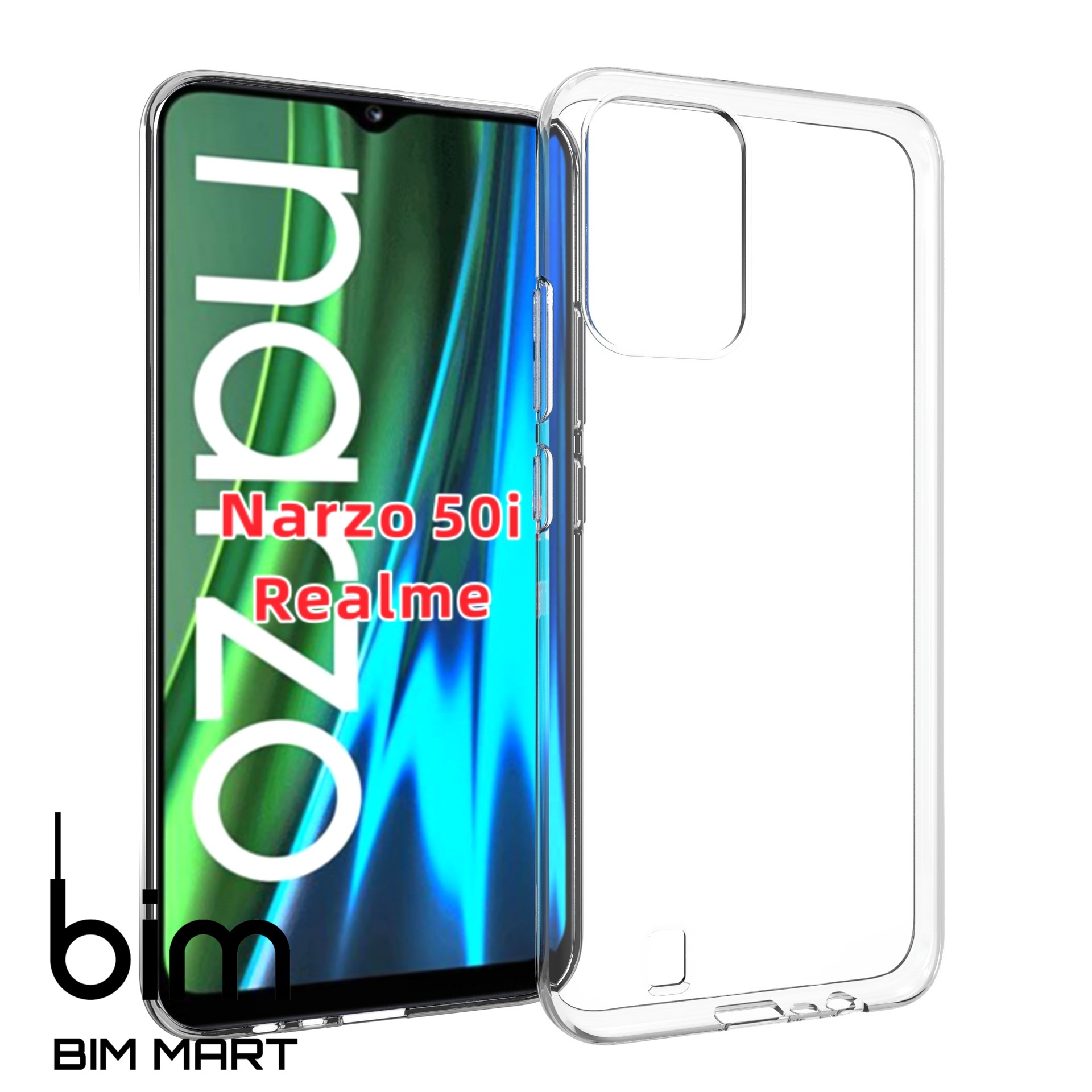 Ốp lưng dành cho Realme Narzo 50i silicon dẻo trong suốt cao cấp A+