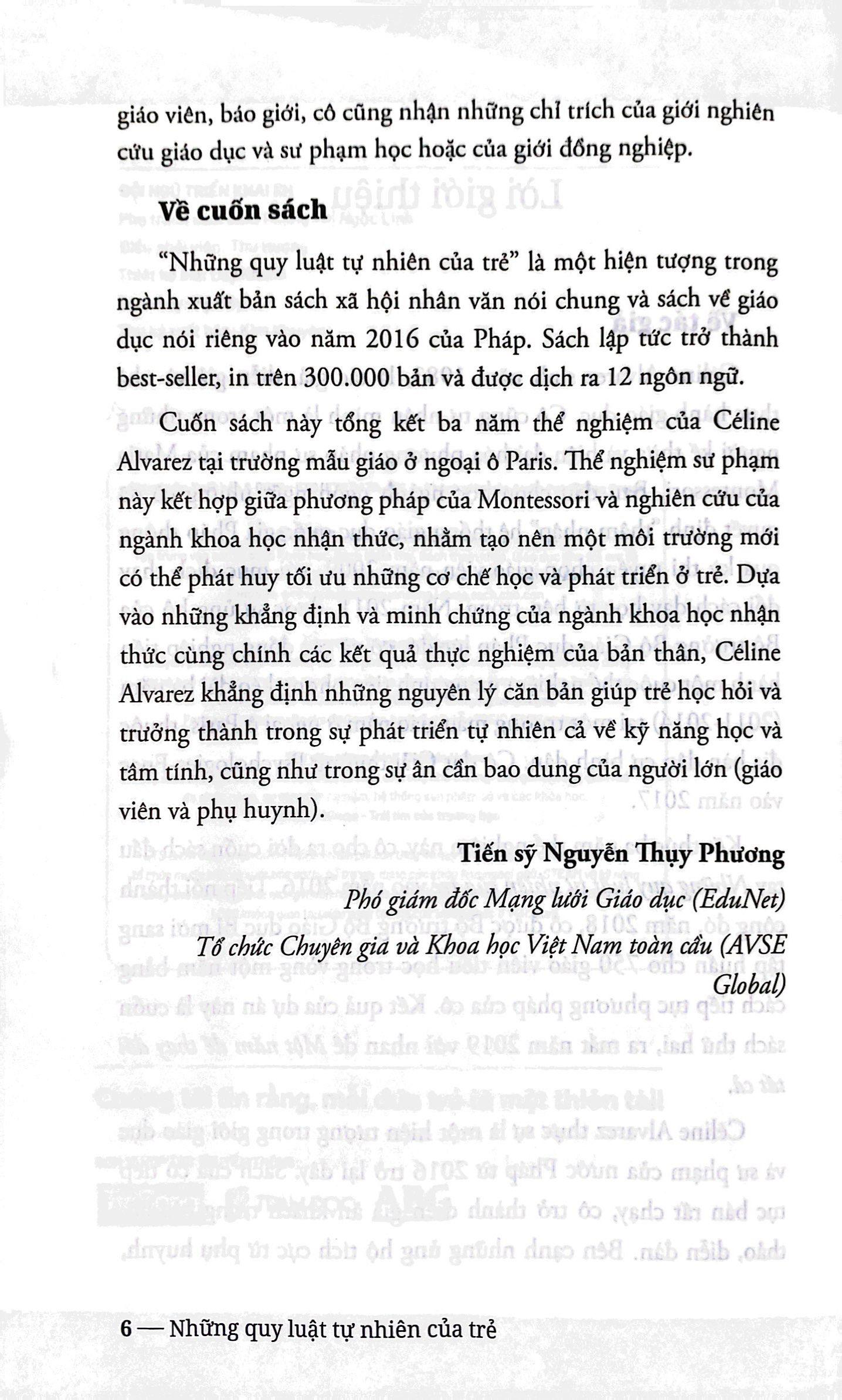 Những Quy Luật Tự Nhiên Của Trẻ - Cuộc Cách Mạng Trong Giáo Dục Mầm Non Từ Gia Đình Đến Nhà Trường