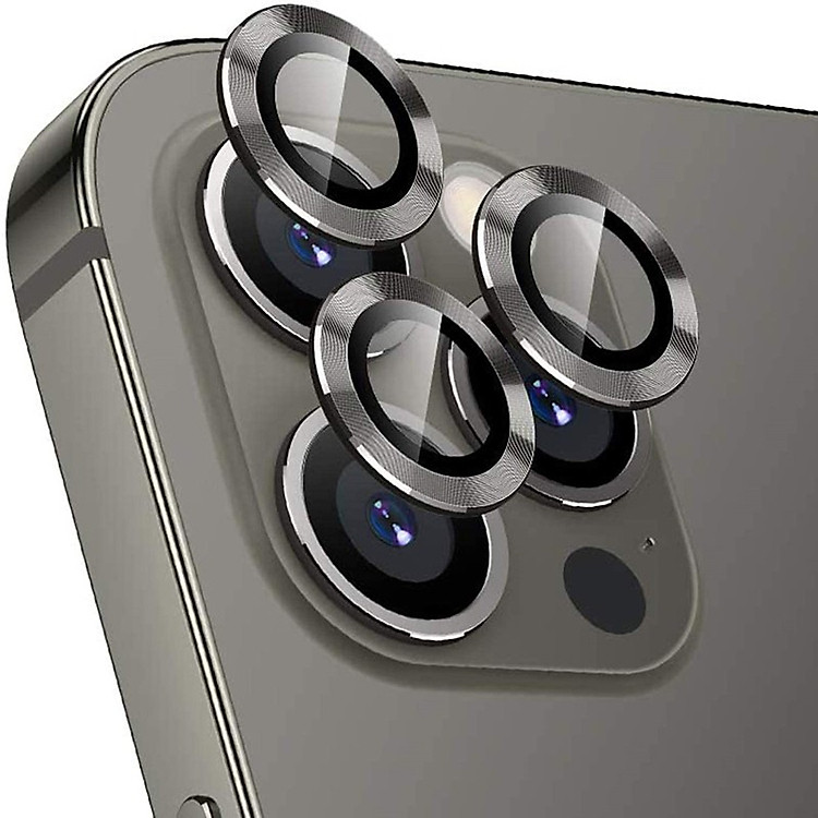 Miếng dán kính cường lực camera Kuzoom màu Natural dành cho iphone 16promax – Hàng nhập khẩu