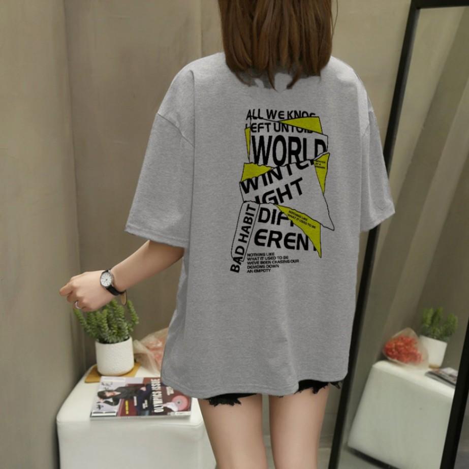 Áo Thun Tay Lỡ In World Different