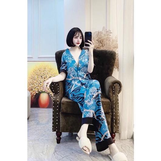 PYJAMA CỘC DÀI HOẠ TIẾT CLC 010 CAO CẤP