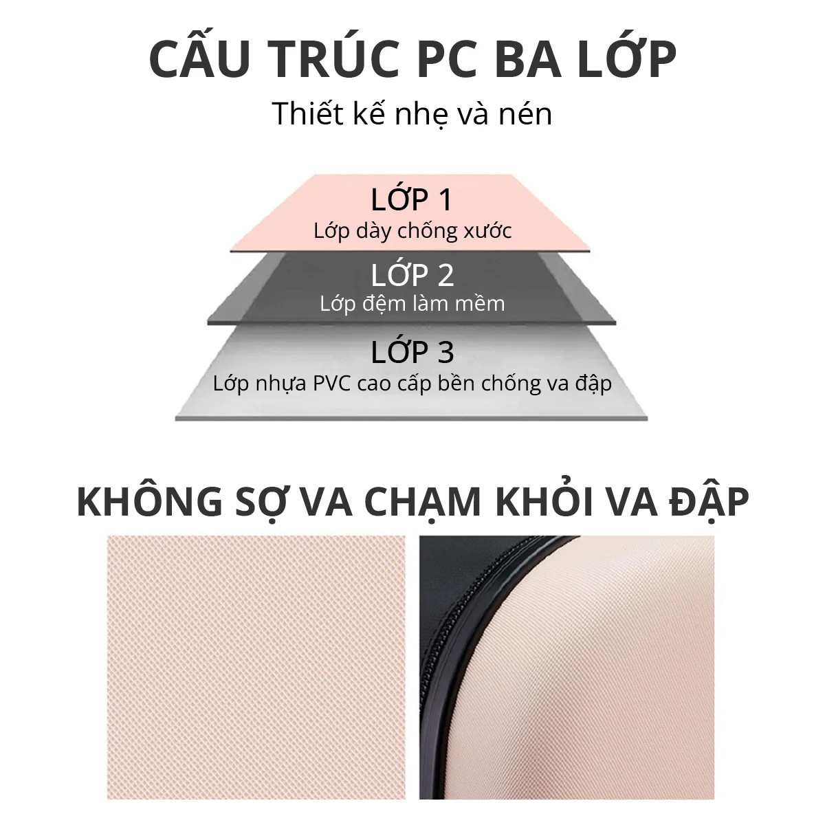 Vali du lịch xếp gọn tiết kiệm không gian Kachi MK355 size 20&quot; / 24&quot; với 4 màu - Hàng chính hãng