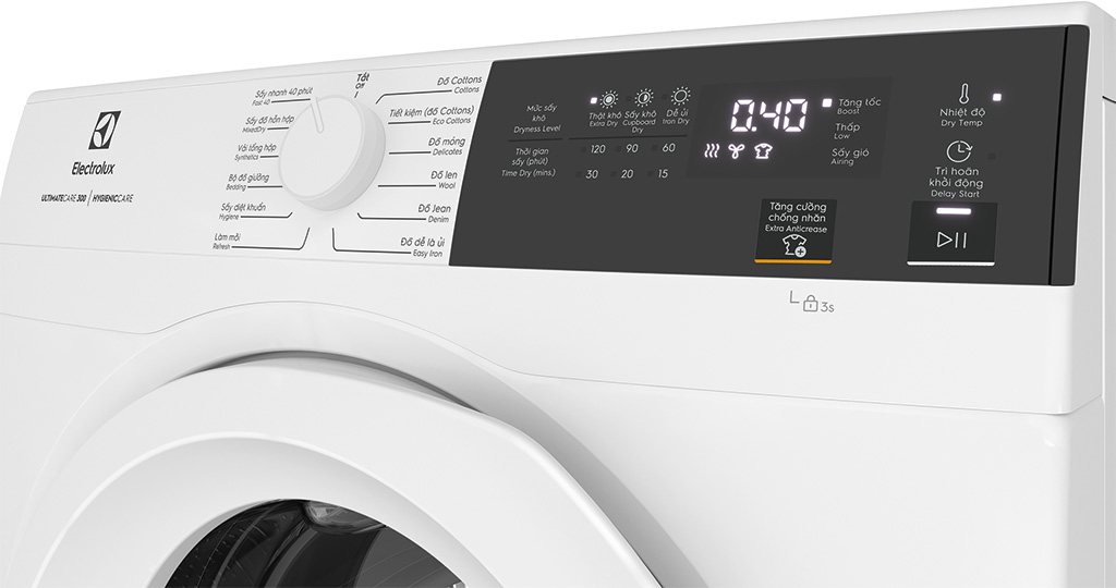 Máy sấy thông hơi Electrolux UltimateCare 9 kg EDV904H3WC - HÀNG CHÍNH HÃNG - CHỈ GIAO HCM