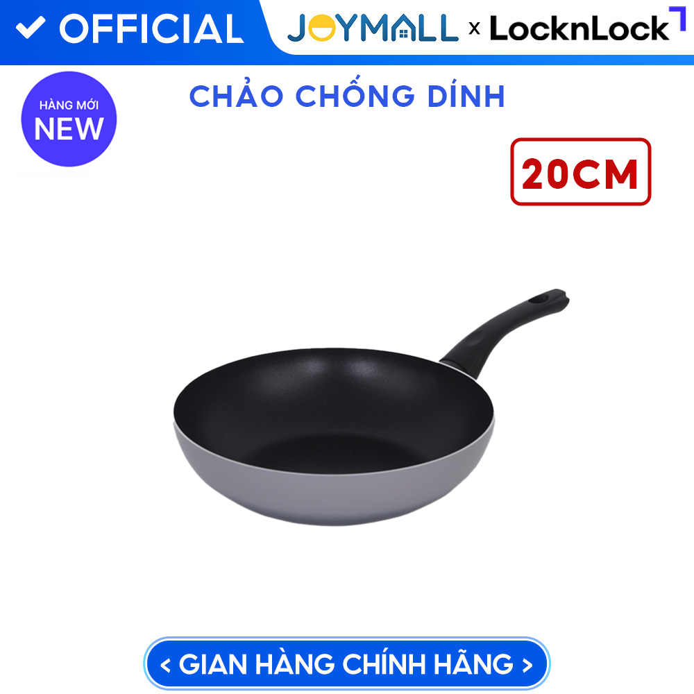 Chảo Chống Dính LocknLock Grano IH, Dùng Được Bếp Từ, Nhiều Size, Hàng Chính Hãng - JoyMall