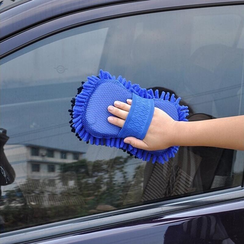 MICROFIBER Găng Tay Vệ Sinh Xe Ô Tô Tiện Lợi