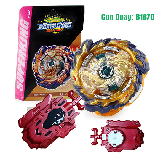 Đồ Chơi Con Quay B167 Kèm Tay Quay | Con Quay BEYBLADE B167