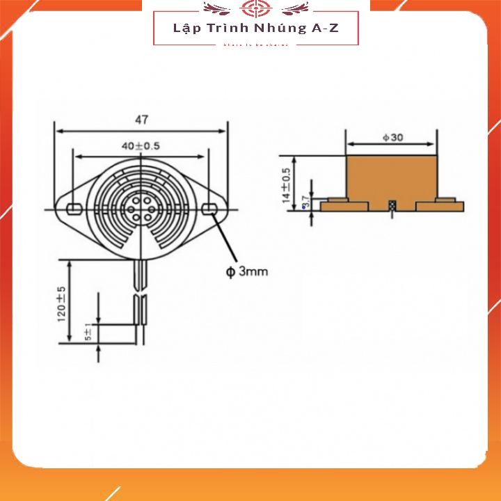 [Lập Trình Nhúng A-Z][G35] Còi Điện Tử SFM-27 DC3-24V