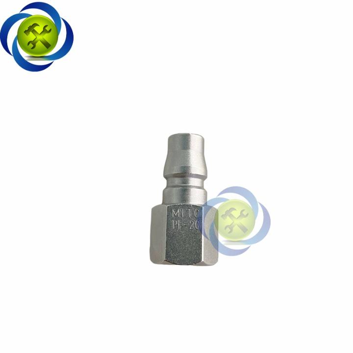 Đầu nối hơi ren trong 13mm Mito PF20 loại 1/4 PT