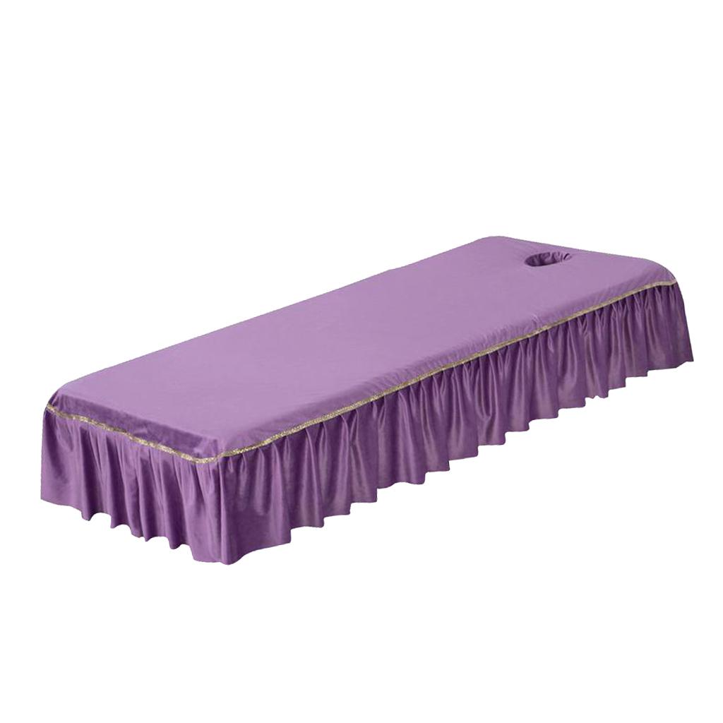 Reusable SPA Massage Bed Sheet Cover with Face Breath Hole