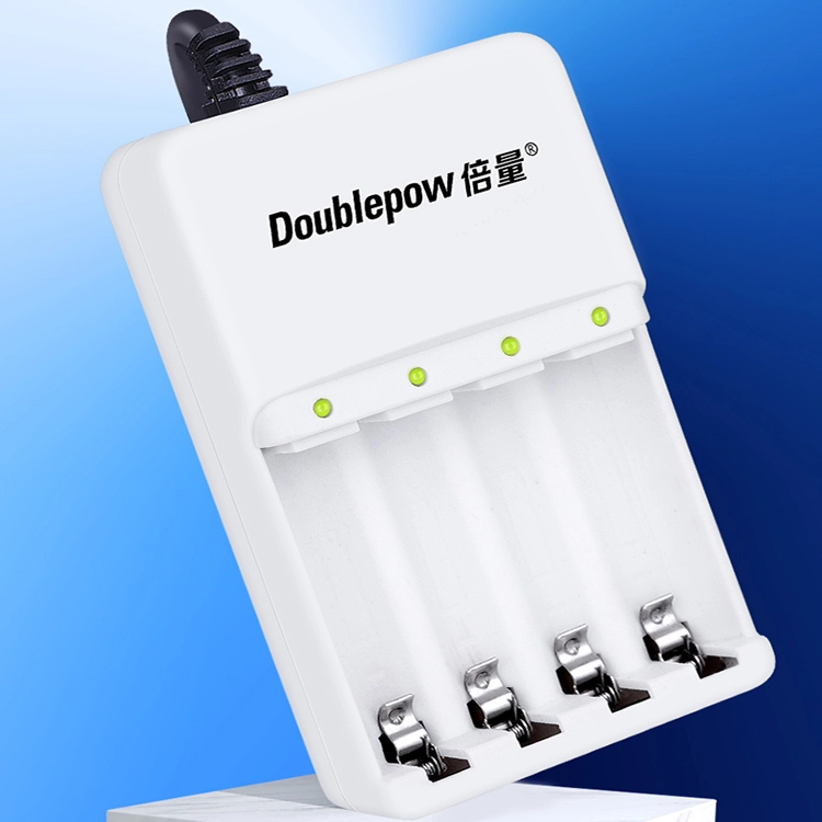 Bộ Sạc Pin Tiểu 2A,3A Doublepow K02 Sạc Nhanh - Tự ngắt Kèm Hộp 4 Pin 3000mah-HÀNG CHÍNH HÃNG