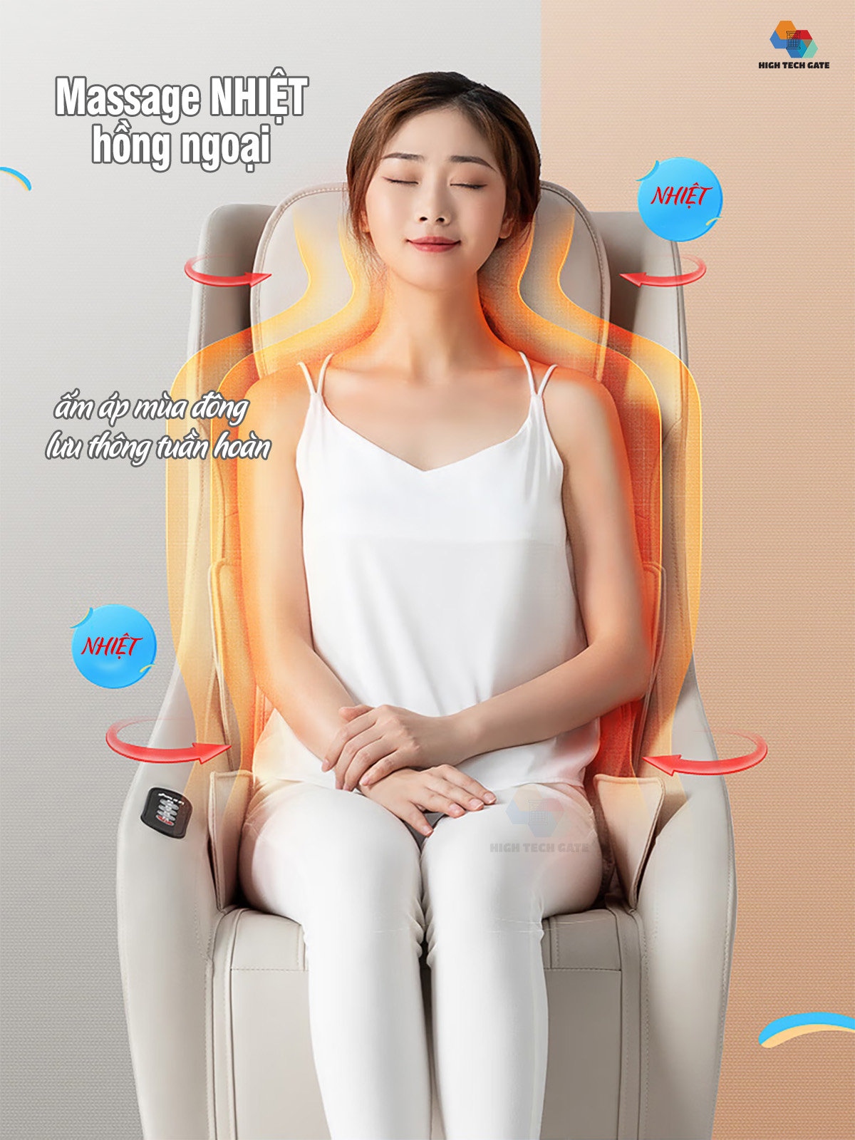 Ghế sofa massage mini 988-M1 nhỏ gọn, tiện ích thông minh cho gia đình nhỏ, văn phòng công sở, phòng ngủ cá nhân, hàng nhập khẩu