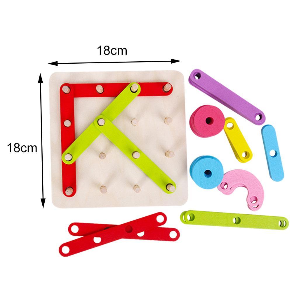 Wooden Montessori  Shape Color Sorter Matching for  Early