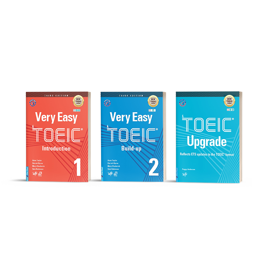 Combo 3 Cuốn sách: Bộ sách Luyện thi NEW TOEIC. Trình độ Sơ - Trung cấp (Very Easy TOEIC 1 + Very Easy TOEIC 2 + TOEIC Upgrade)