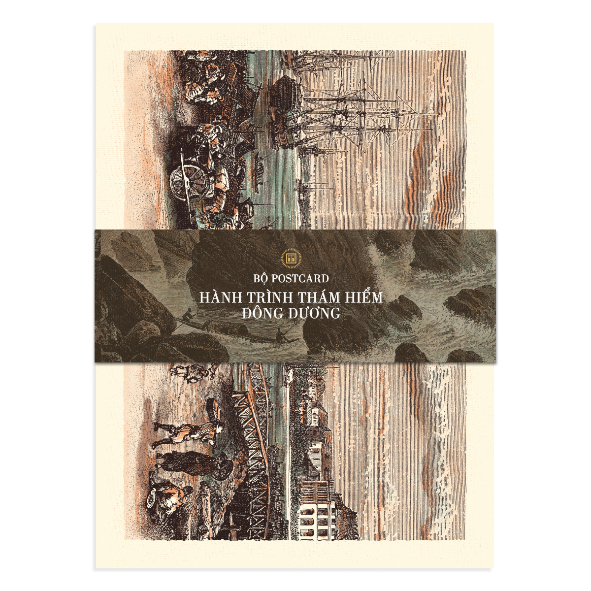 Bộ Postcards Hành trình thám hiểm Đông Dương