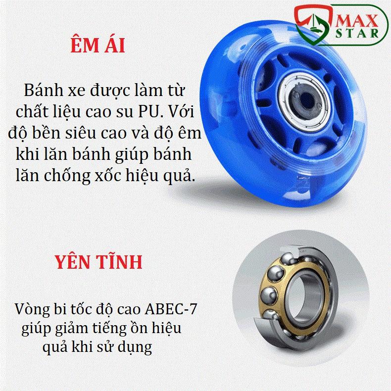 Giày PATIN, Giày trượt PATIN trẻ em 4 bánh CAO CẤP tặng kèm bảo Mũ Bảo Hộ và bảo hộ chân tay