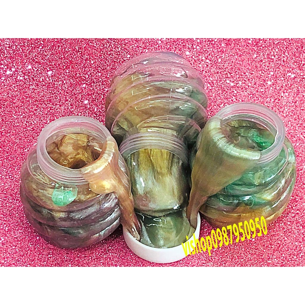 SLIME Hình Quả Dứa Phối Màu Galaxy cực đẹp thiết kế độc đáo ấn tượng Đồ chơi Slam Gudetama