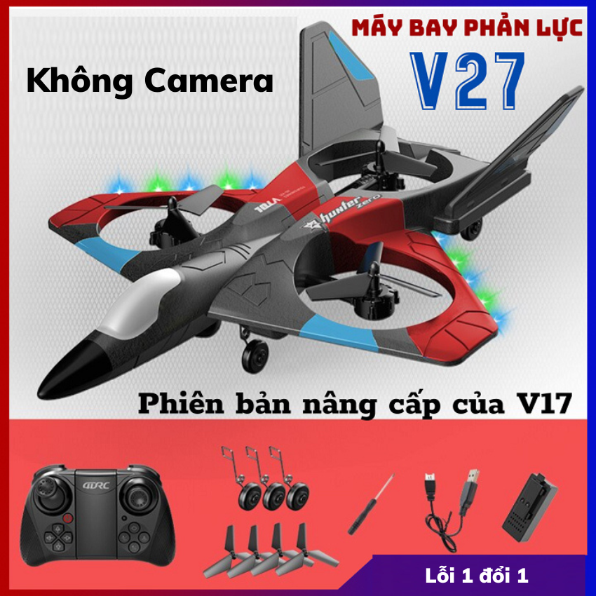 Đồ chơi máy bay điều khiển từ xa giá rẻ V27 Trang bị Camera 4K Nâng cấp hơn V17 - Tặng kèm pin điều khiển