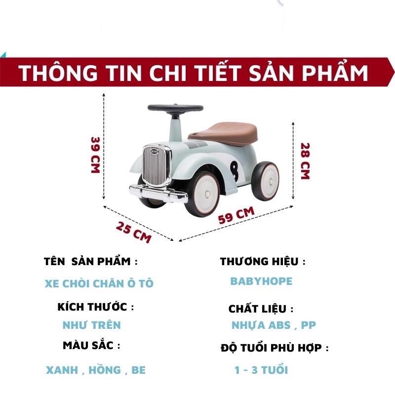 Xe chòi chân ô tô cho bé có nhạc, có đèn led nháy, hàng cao cấp cho bé từ 1-5 tuổi