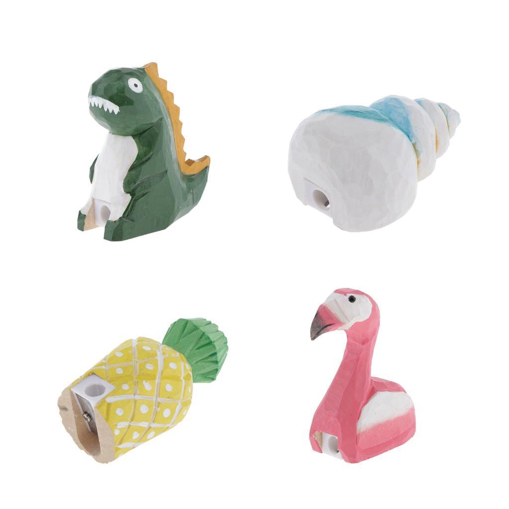 Pencil Sharpener, Non Slip Tool Students Gift Kids Small Stationery Cartoon Animal Labor Saving Desktop School Cute Hand Crank