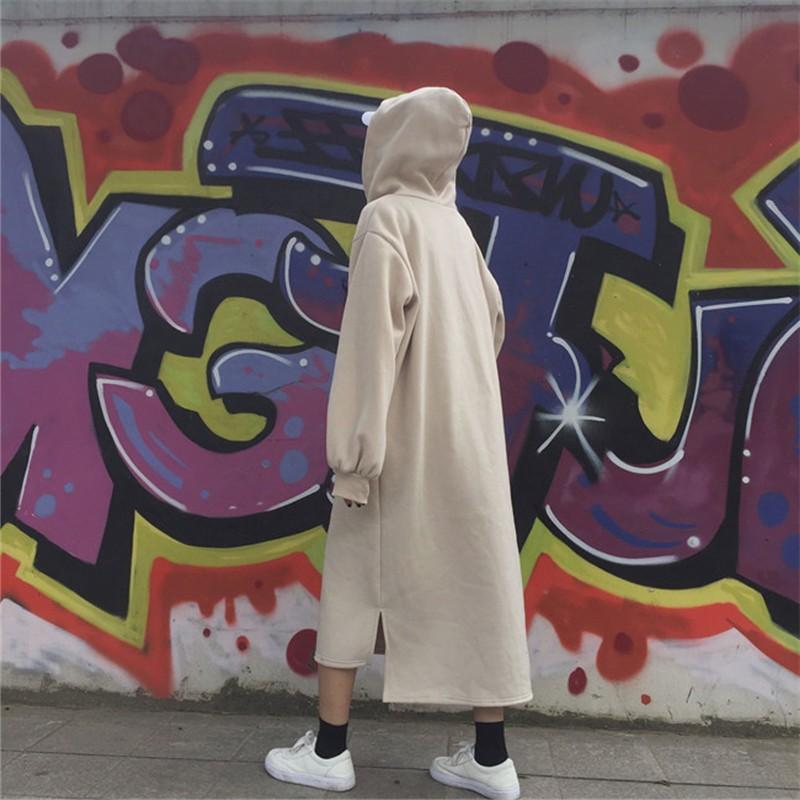 Hoodie dài phong cách Hàn quốc