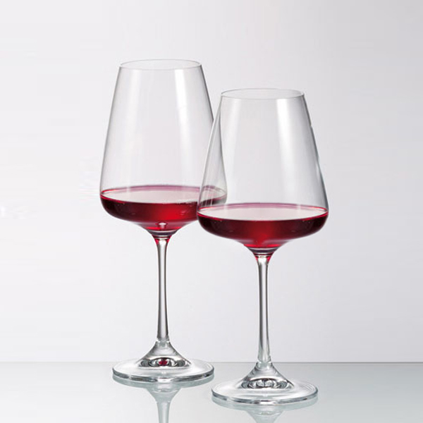 Bộ 6 ly rượu vang pha lê châu âu 570 ml Tiệp Khắc